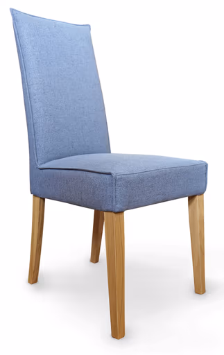 Stuhl - Stoff, Eisblau