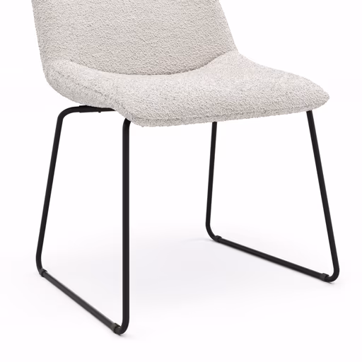 Stuhl Maluhia - Stoff, Hellgrau