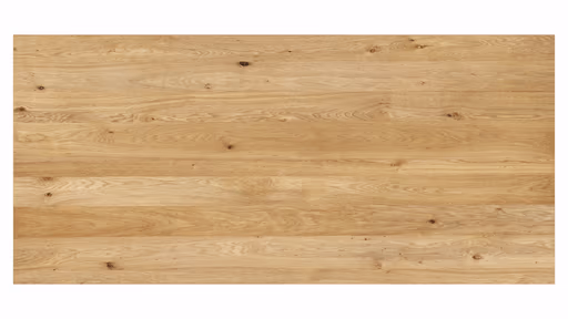 Esstisch Flore - LB ca. 260x120 cm, Wildeiche massiv, natur geölt