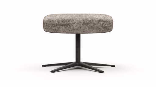 Hocker Noto Relax II - Stoff, Graubraun