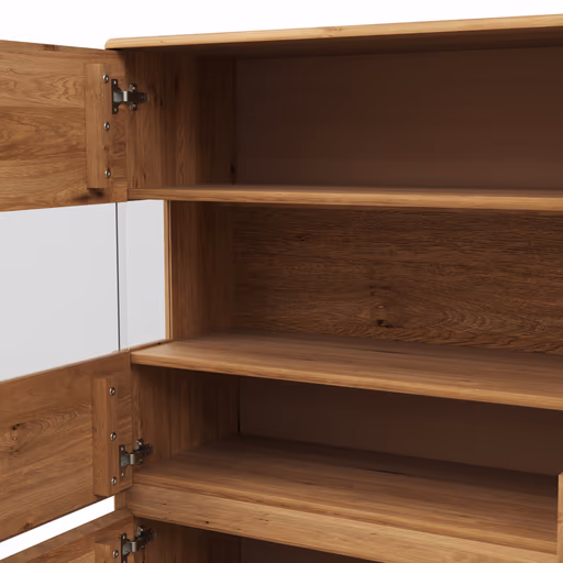 Highboard Hillsboro - Wildeiche natur, geölt