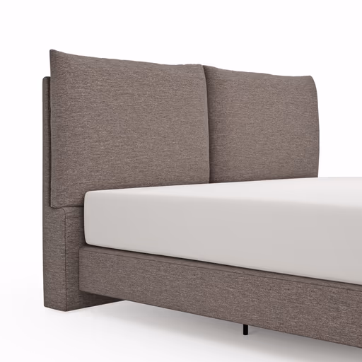 Boxspringbett Alpin - Liegefläche ca. 180x200 cm, Stoff, Anthrazit