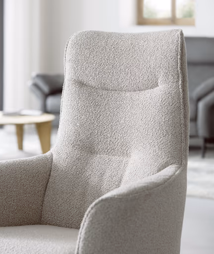 Relaxsessel Riposo - inkl. motorischer Relaxfunktion, Stoff, Graubeige