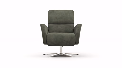 Drehsessel Lotta -Größe L, inkl. Relaxfunktion, Stoff, Olive