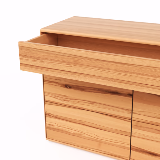 Sideboard Hillsboro - Buche/Kernbuche natur, geölt