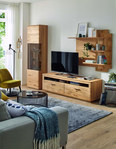 Wohnwand Paso - Asteiche bianco