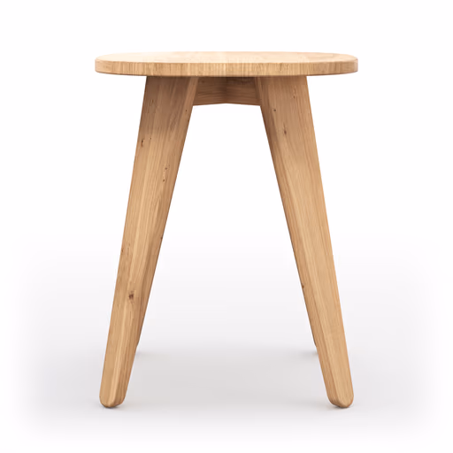 Hocker Signe - BHT ca. 40x50x40 cm, Asteiche massiv, Geölt