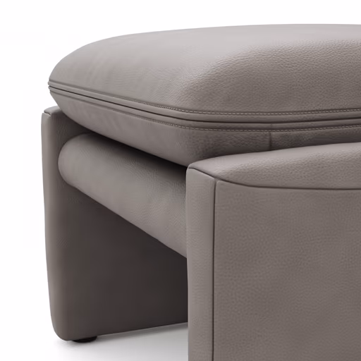 Hocker Tenero - inkl. Sitzhöhe verstellbar, Stoff, Grau