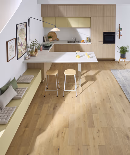 L-Küche 51.230 GL 3 525, holzfarben