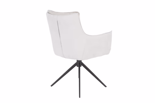 Armlehnstuhl MANDY - drehbar, Stoff, Silbergrau