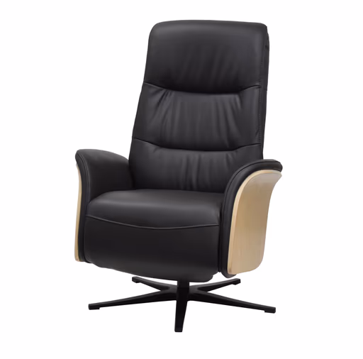 TV-Sessel MARCES - drehbar, Relaxfunktion, Kopfteilverstellung, Leder, Schoko