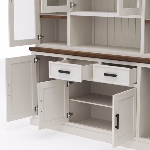 Buffetschrank Litchfield Oak - XO 9010, Non-Antique / XO Gray