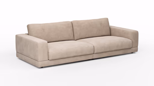 Sofa Juni - 3-Sitzer, Cord, Taupe