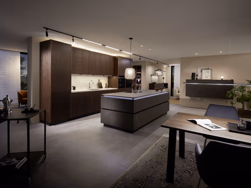 Inselküche 57.150 CO 6 521, Asteiche Maron gebürstet