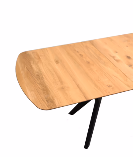 Esstisch - ausziehbar, LB ca. 180x90 cm, Eiche massiv