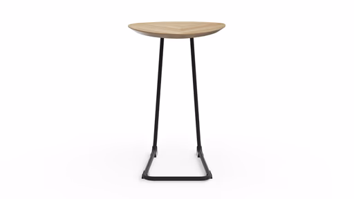 Sofatisch Fano - LBH ca. 57x39x54 cm, Eiche natur, Furnier