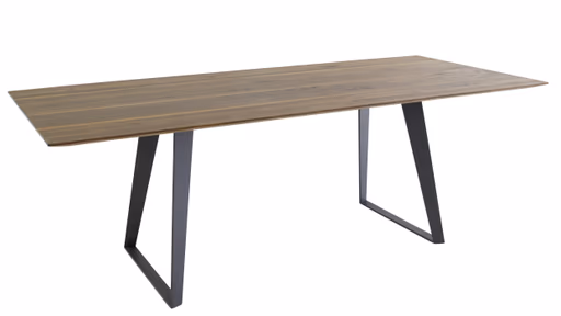 Esstisch Cinque Passi - LB ca. 220x95 cm, Nussbaum Massiv