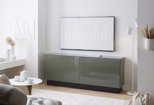 Lowboard - B ca. 181 cm, Olivgrün