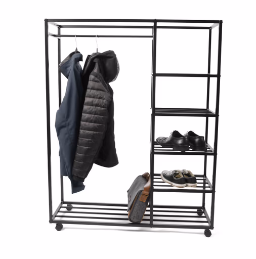 Garderobe MARISSA - Metall schwarz