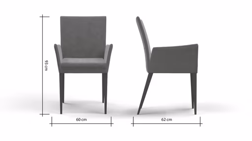 Armlehnstuhl Saragossa - Stoff, Eukalyptus