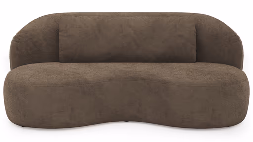 Chaiselongue Karasu - Stoff, Taupe