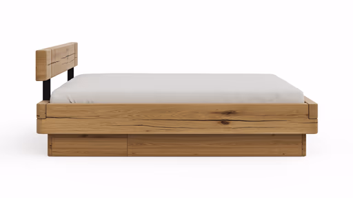 Bettgestell Baltimore - Liegefläche ca. 180x200 cm, Wildeiche massiv