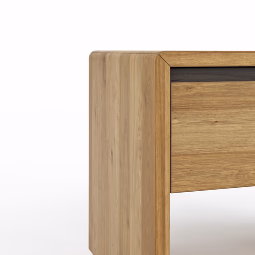 Nachttisch Baltimore - Wildeiche massiv