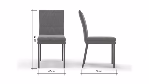 Stuhl Salamanca - Stoff, schlamm