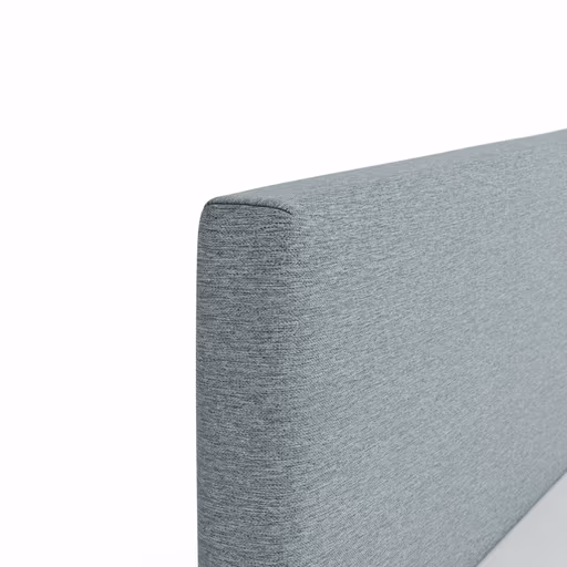 Boxspringbett Valencia - Liegefläche ca. 120x200 cm, Stoff, Hellblau