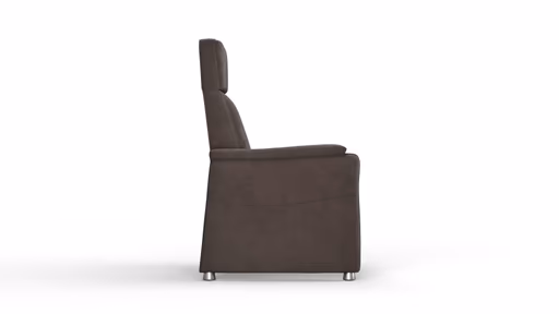 Relaxsessel Arima H - Kopf-/Fußteil/Rückenlehne verstellbar, Stoff, Dunkelbraun