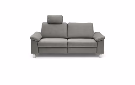 Sofa CALM PLUS - 3-Sitzer, 2x Relaxfunktion, Stoff, Steingrau
