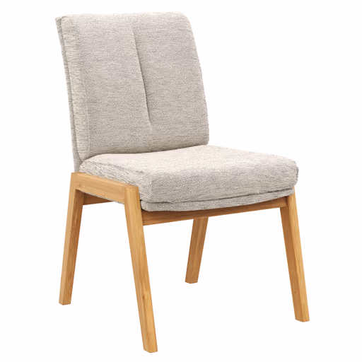 Stuhl Flore 2 - Stoff, Creme