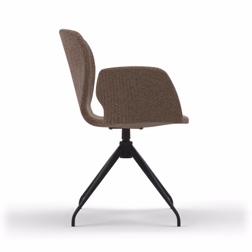 Armlehnstuhl Saltino - drehbar, Stoff, Taupe