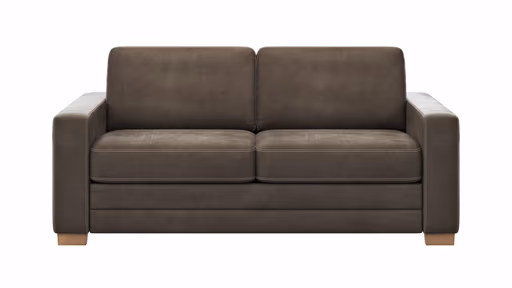 Sofa Lakeville 1 - 2-Sitzer inkl. Schlaffunktion, Stoff, Braun