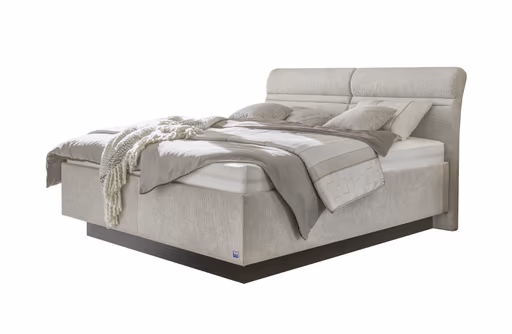 Polsterbett EM Select - mit Lattenrost, ohne Matratzen , Liegefläche ca. 180x200 cm, Stoff, beige