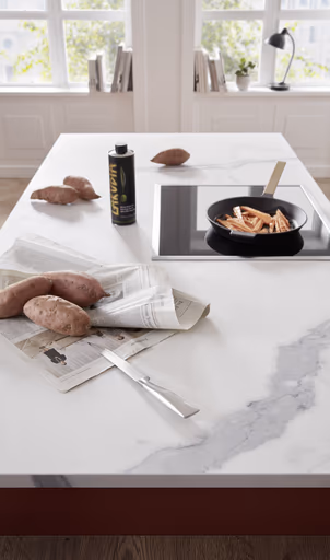 Inselküche 56.180 GL 11 519, Indischrot samtmatt