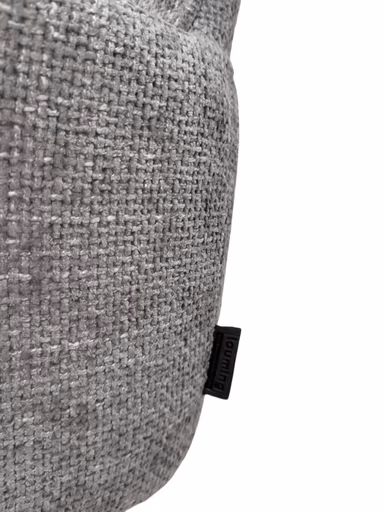 Armlehnstuhl MILENA - drehbar, Stoff, Silberfarben