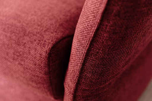 Sofa - 2-Sitzer, Relaxfunktion/Schlaffunktion, Stoff, Rot