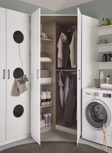 Schranksystem RHONDA- Weiß