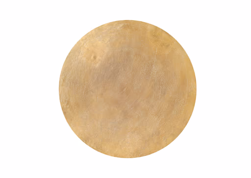 Beistelltisch Coffe - D. ca. 47 cm, Metall, Schwarz