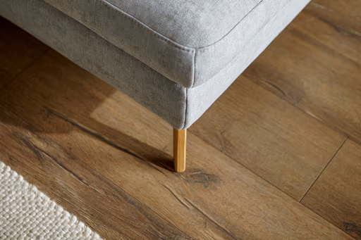 Hocker Jacksonville - LB ca. 112x67 cm, Stoff, Hellblau