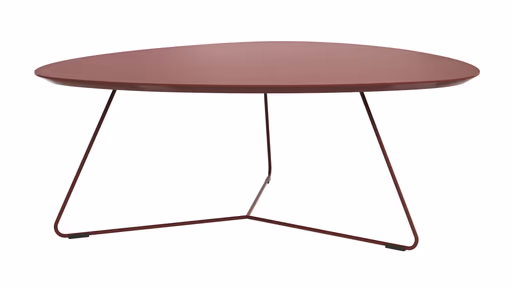 Couchtisch Fano - LBH ca. 96x86x38 cm, Fenix, Bordeaux