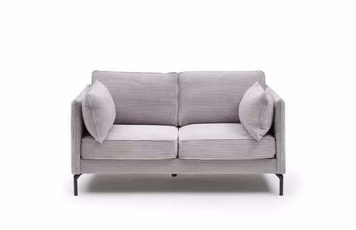 Sofa - 2-Sitzer, Stoff, Hellgrau