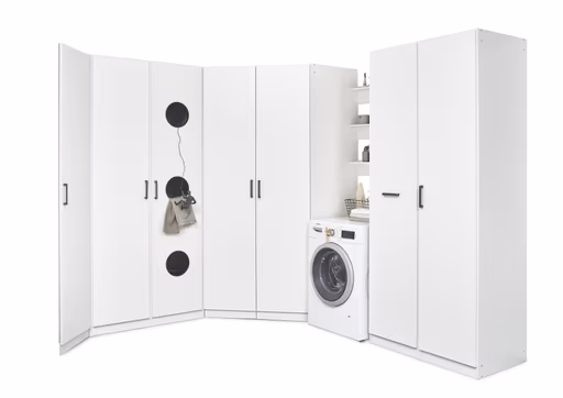 Schranksystem RHONDA- Weiß