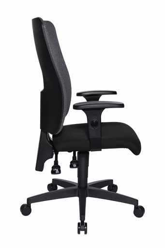 Bürodrehstuhl Ergo Work 250 - Stoff, Schwarz