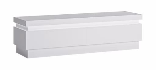 TV-Unterteil - mit Beleuchtung, Weiß