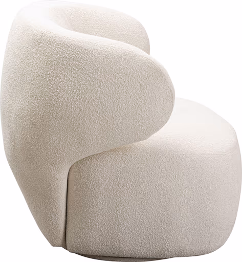 Drehsessel- Stoff, Creme