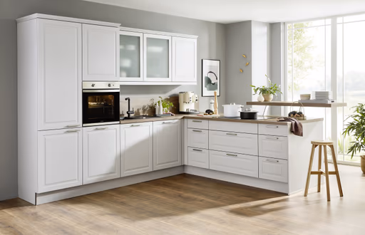 Winkelküche 43.220_4_422, Platingrau Softmatt