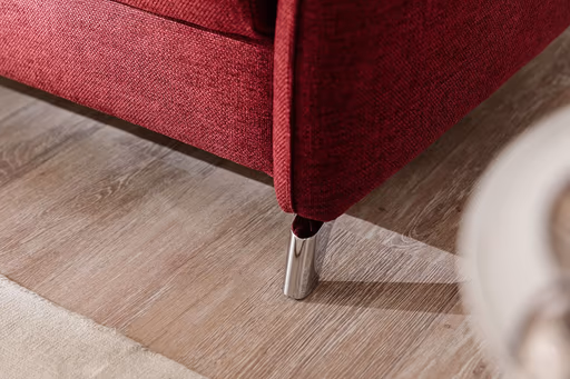 Sofa - 2-Sitzer, Relaxfunktion/Schlaffunktion, Stoff, Rot