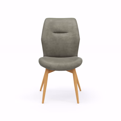 Stuhl Dalyan - Stoff, Grau